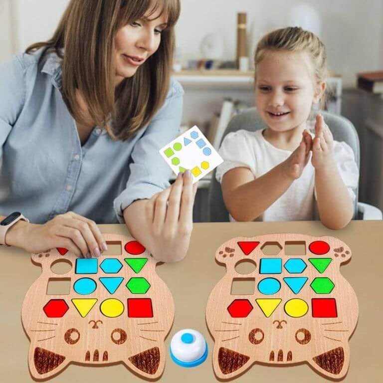 Wooden Shape Arrange Game