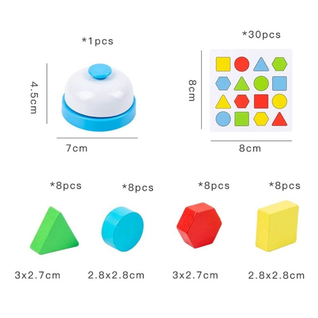 Wooden Shape Arrange Game
