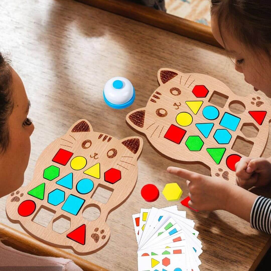 Wooden Shape Arrange Game