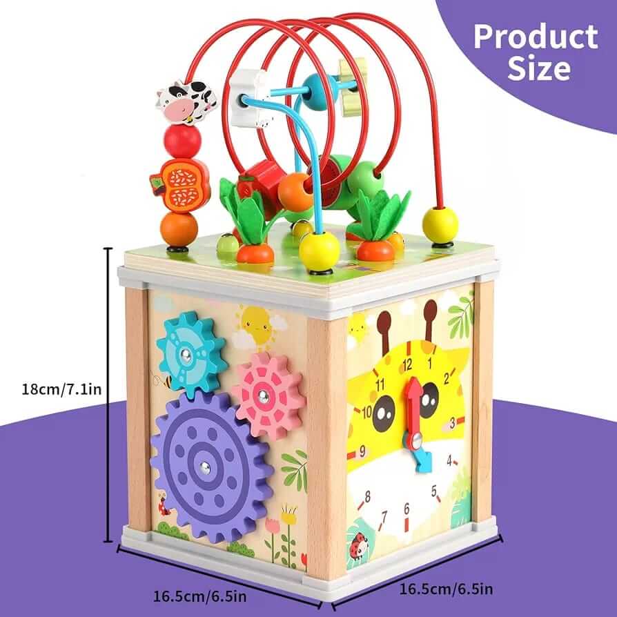 9 in 1 Treasure Chests Wooden Toy