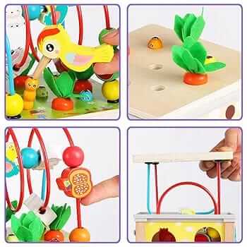 9 in 1 Treasure Chests Wooden Toy