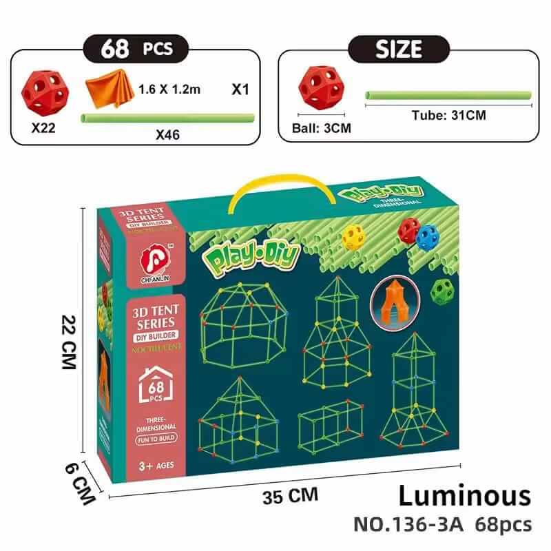 3D Tent series 88 pcs