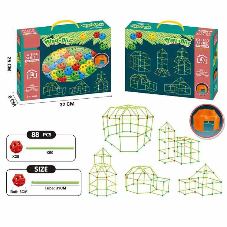3D Tent series 88 pcs