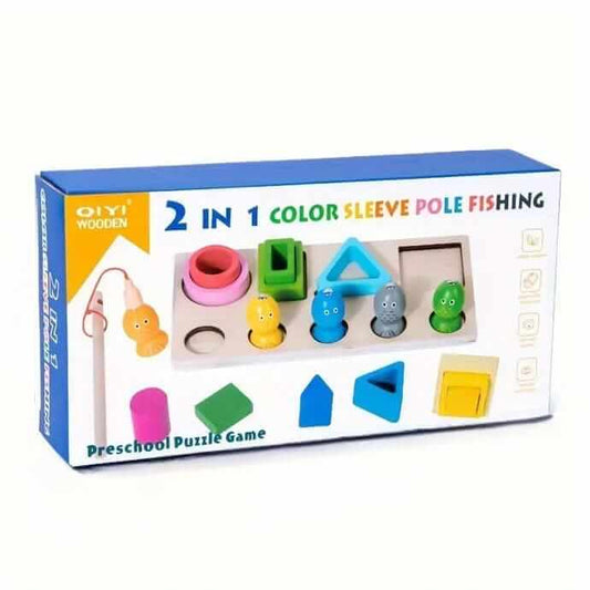 2 in 1 Color Sleeve Pole Fishing