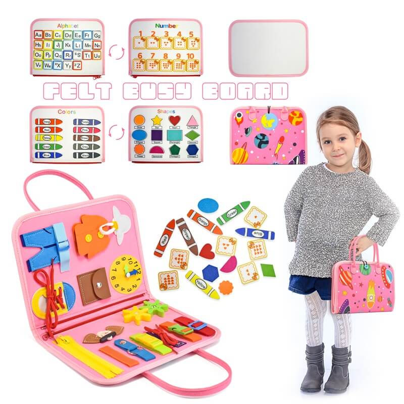 Busy Fiber Sensory Book