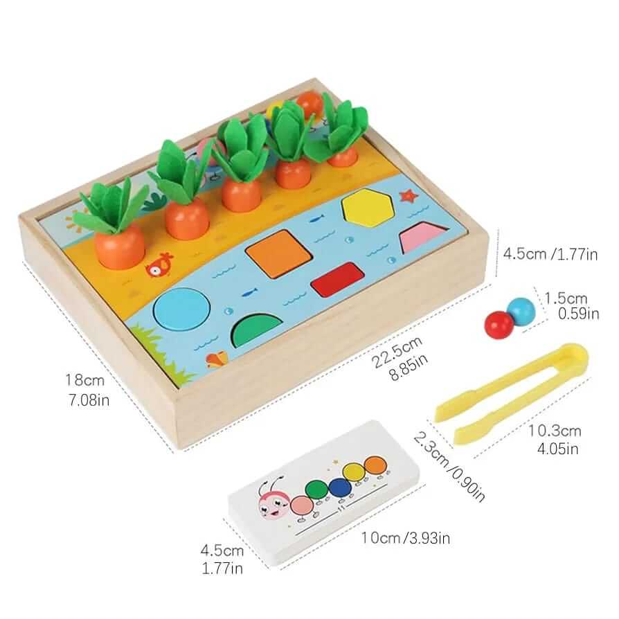 Carrots Paired with Beads