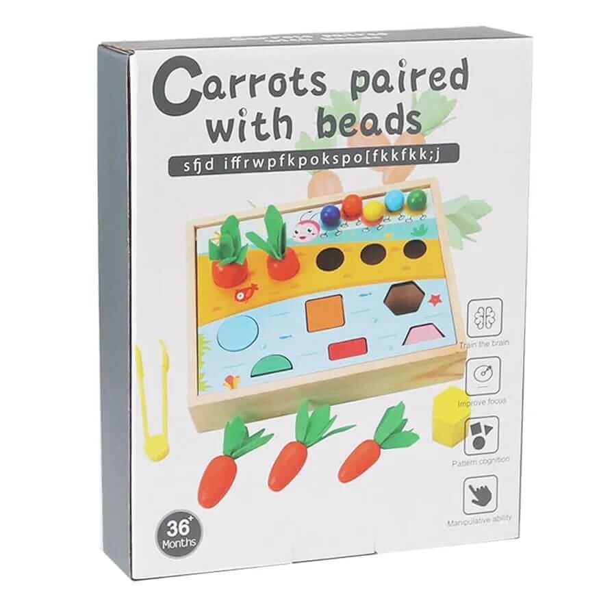 Carrots Paired with Beads