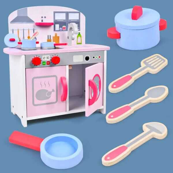 Full Wooden Kitchen Set