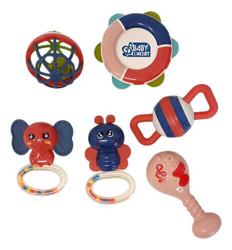 Baby Rattle Set 6 pcs