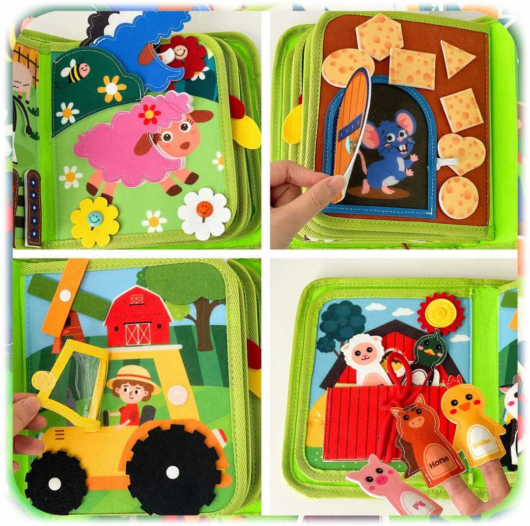 My Farm Baby Book Fabric