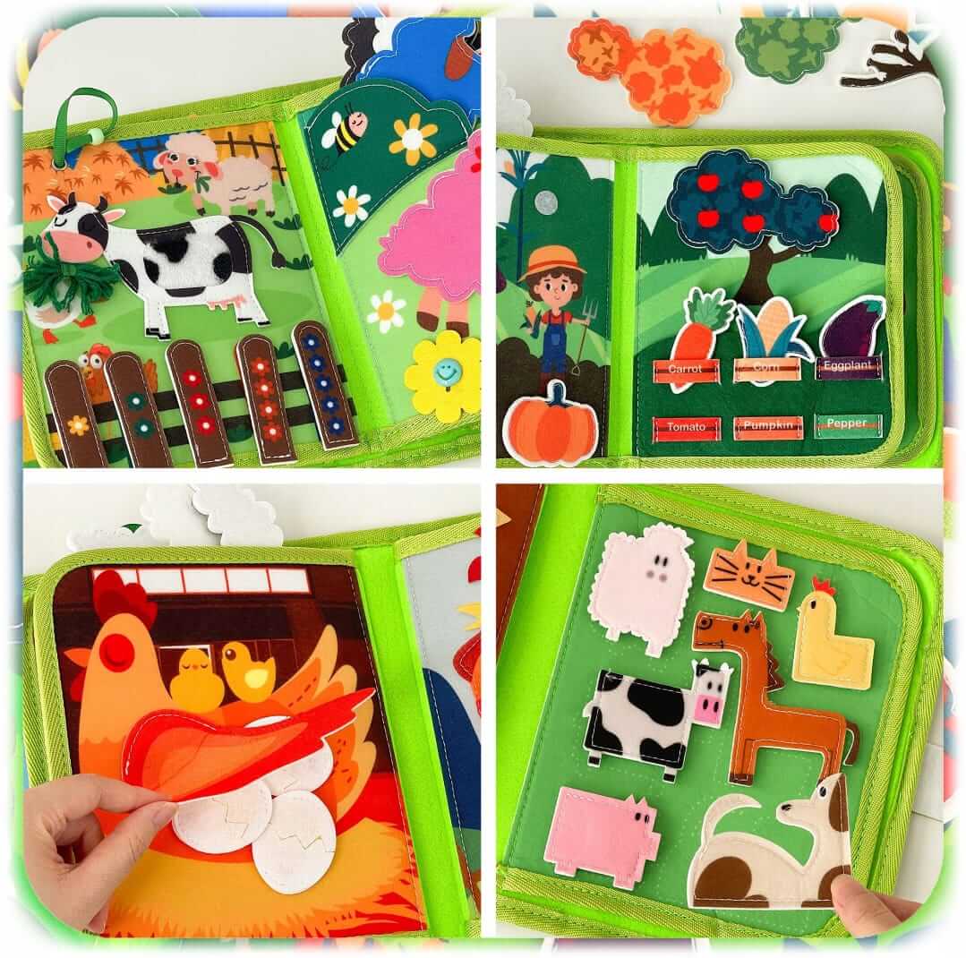 My Farm Baby Book Fabric