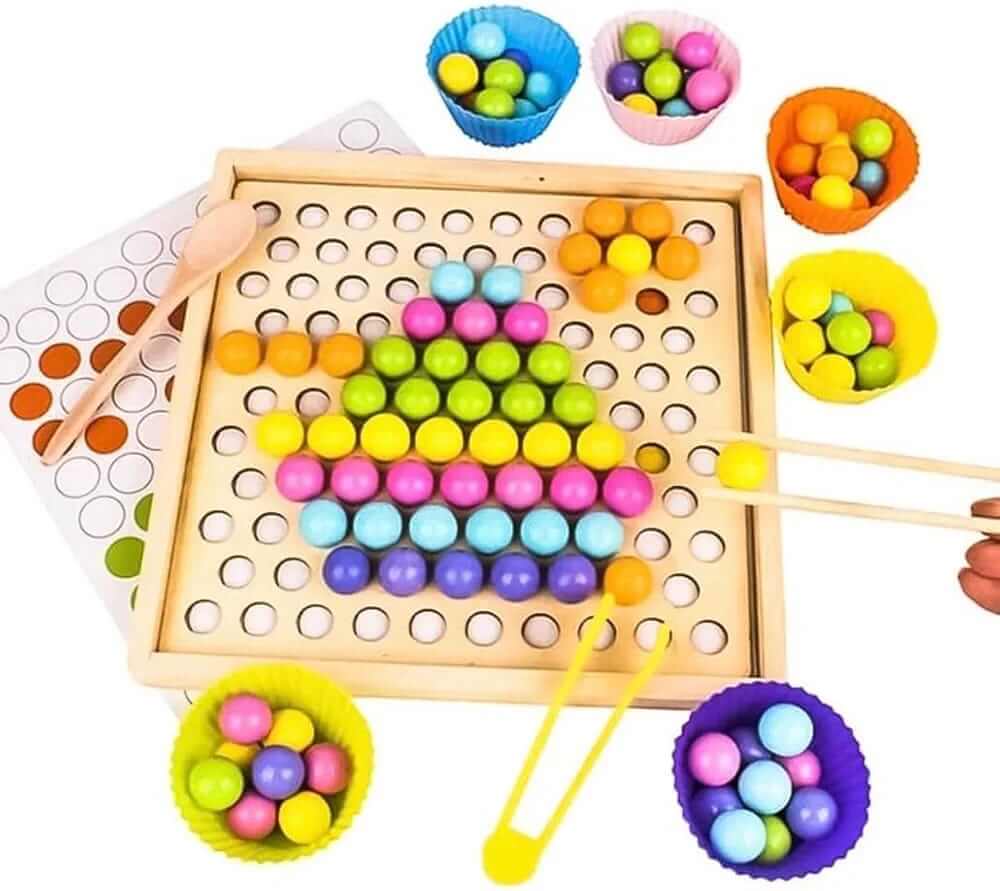 Clip Beads Memory Game