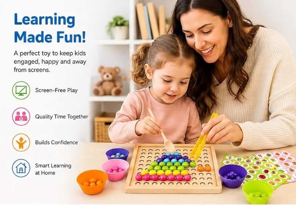 Clip Beads Memory Game