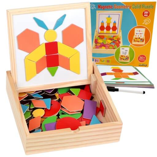 Magnetic Geometry Solid Puzzle