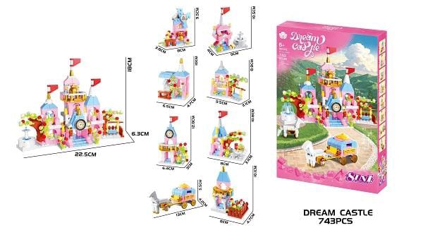 Dream Castle Lego Blocks 743 pcs
