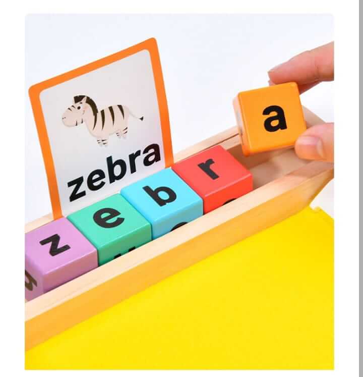 Wooden Sand Box Writing Letters