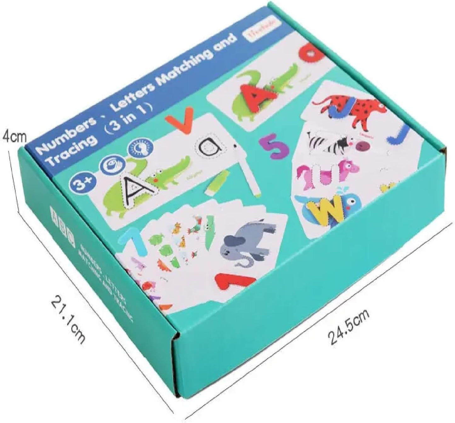 Numbers Letters Matching and Tracing 3 in 1